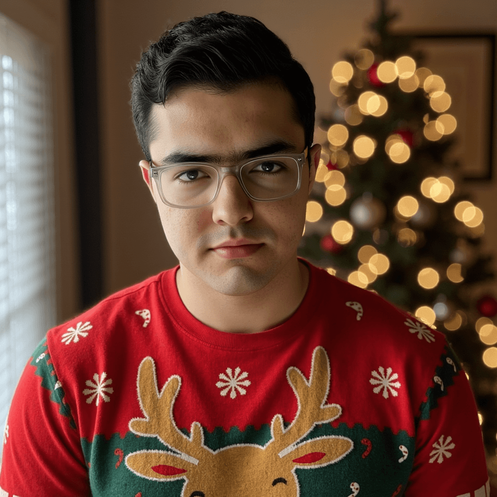 Christmas Headshot Example 2